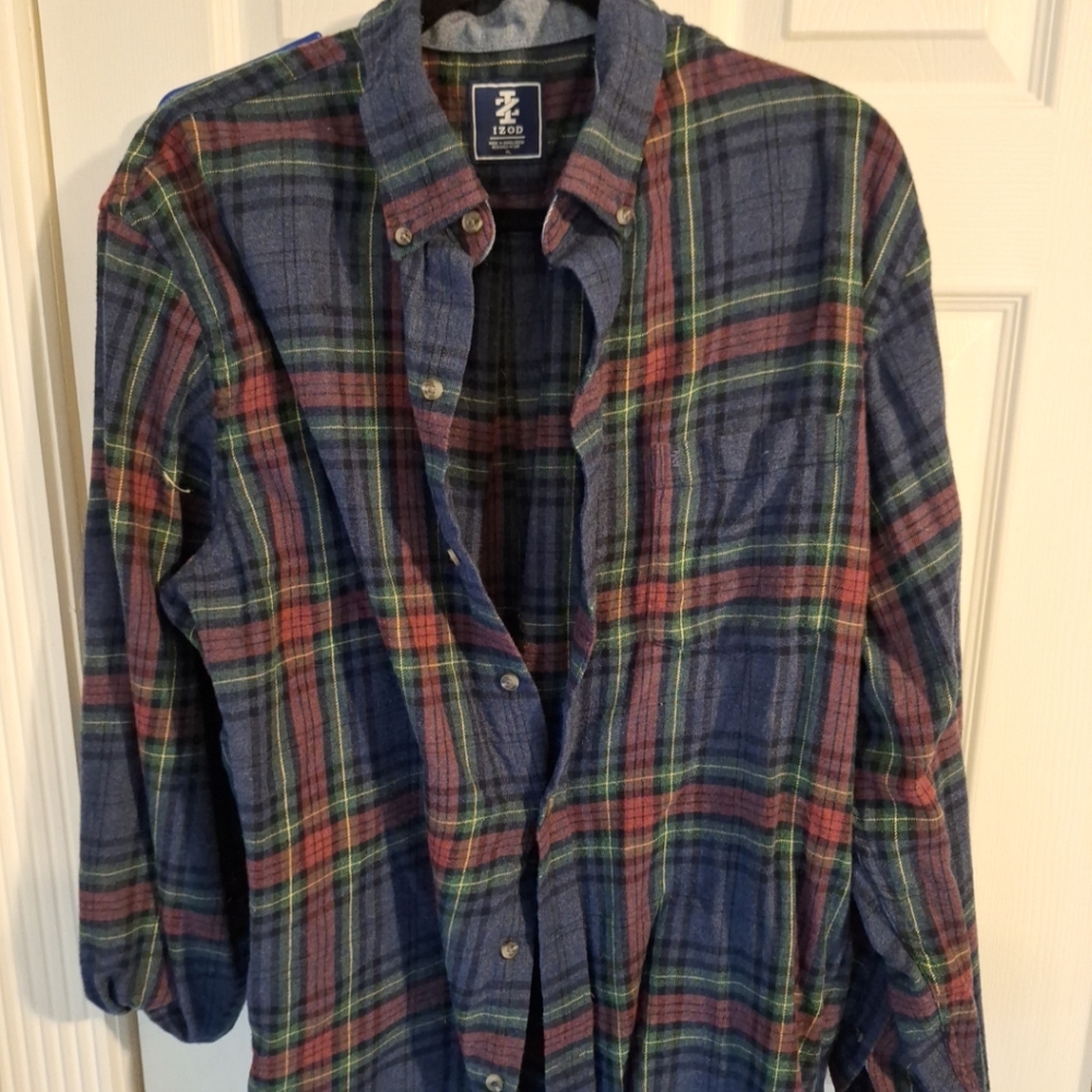 Izod plaid flannel
